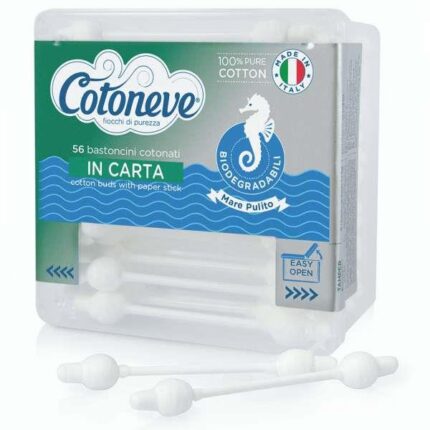 52283 8003350525218 61948 cotoneve 56 bastoncini cotonati in carta