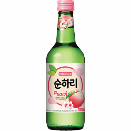 57613 8802340112168 chum churum peach soju 12%vol 360ml