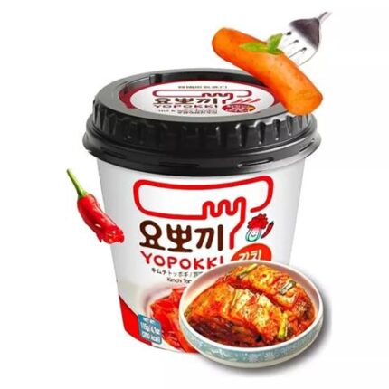 58557 8809054401915 yopokki kimchi topokki （rice cake） 115g