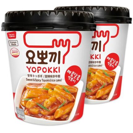 58597 8809054409034 yopokki sweet & spicy topokki （rice cake） 140g