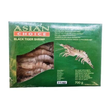 58647 8713913003328 asian choice black tiger shrimp 30/40 700g