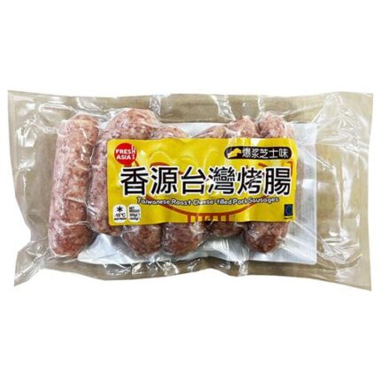 58794 5060960681706 fresh asia taiwanese roast cheese-filled pork sausages 300g