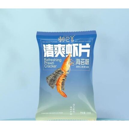 60069 6972535520831 chaobeye refreshing prawn cracker seaweed flavor 100g