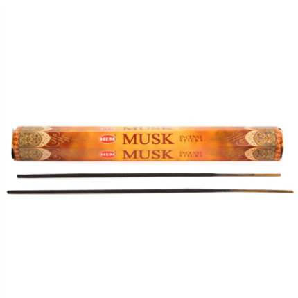 61186 8901810000445 incenso hem musk 20 sticks
