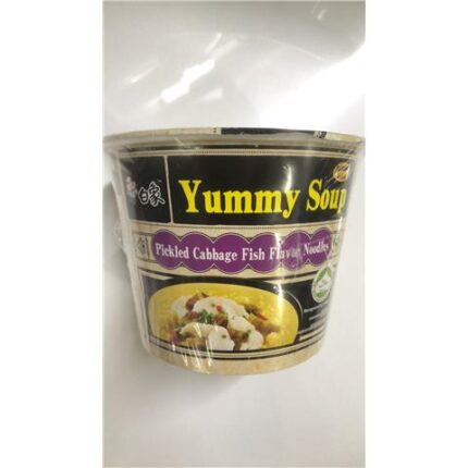 61971 6938957109320 baixiang cup instant noodles pickled cabbage fish flavor 107g