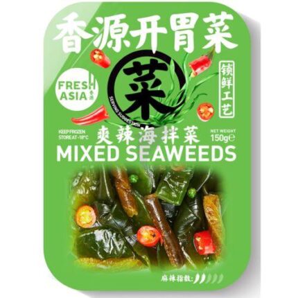 62186 5060960684165 fresh asia kaiweicai mixed seaweeds insalata di alghe piccante 150g