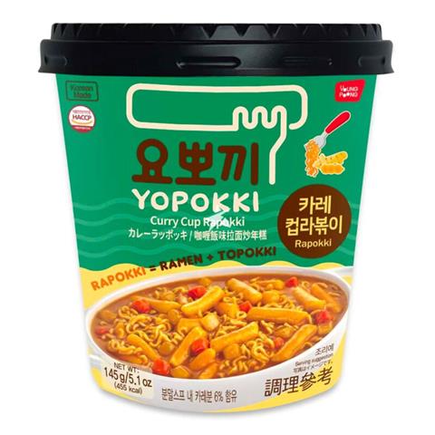 rbs62300f.jpg 62300 8809054402721 yopokki cup curry rapokki (rice cake ramen) 145g