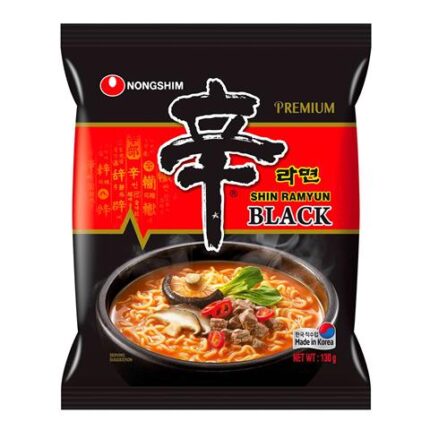 63065 8801043060226 nongshim instant noodle soup shin ramyun black 130g