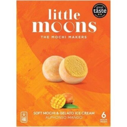 63708 5027324001228 little moons mochi ice cream alphonso mango 6pz 100g