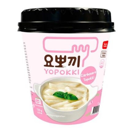 67690 8809054403612 yopokki f.carbonara topokki （rice cake） 115g