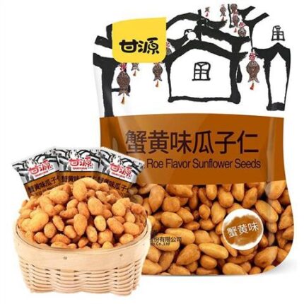 72905 6940188803595 crab roe flavor broad beans ganyuan 75g